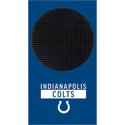 NFL Indianapolis Colts Blue Performance Series Xbox Series S Console Skin